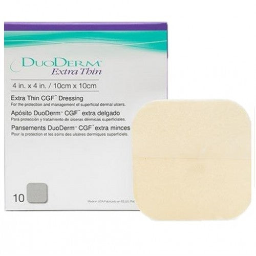 ConvaTec 187955 - DuoDERM Extra Thin Dressing, 4" X 4", 10/Box