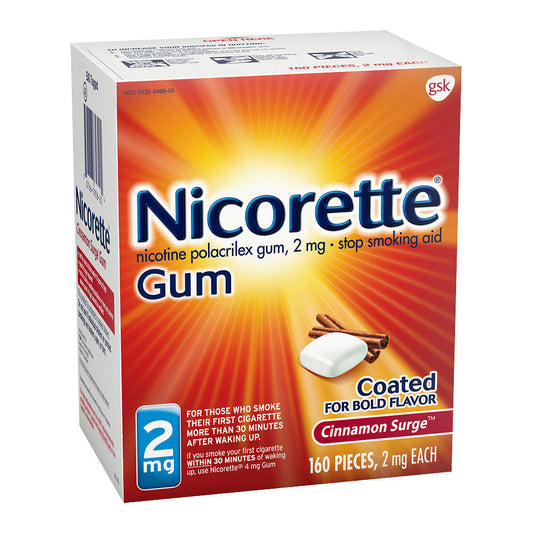 Nicorette Gum - 2mg - Cinnamon Surge