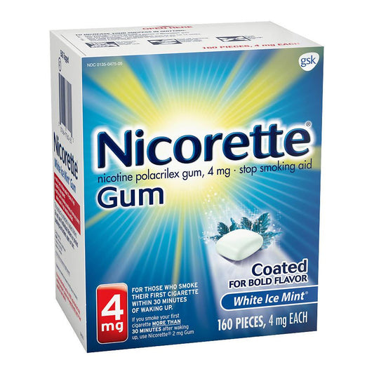Nicorette Gum - 4mg - White Ice Mint