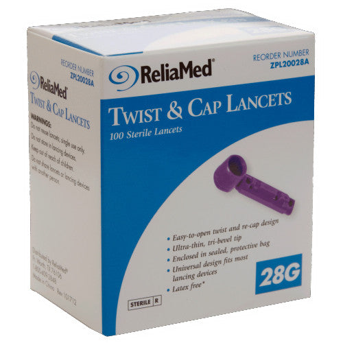 ReliaMed Universal Lancets 100ct