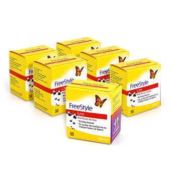 compare product FreeStyle Lite Test Strips 300ct