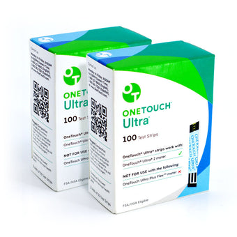 compare product One Touch Ultra Blue Test Strips 200ct