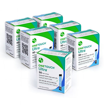 compare product One Touch Ultra Test Strips 300ct