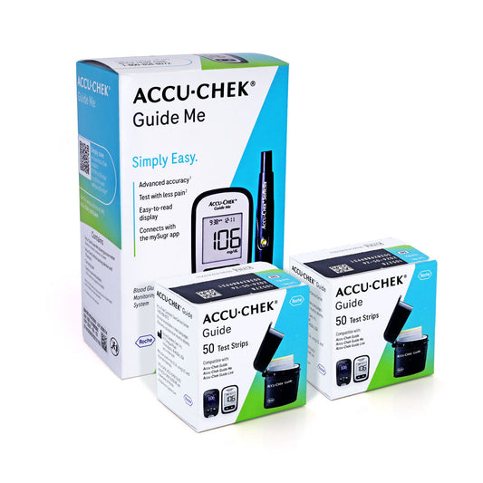 Accu-Chek Guide Me Meter Combo (Meter & 100 Test Strips)