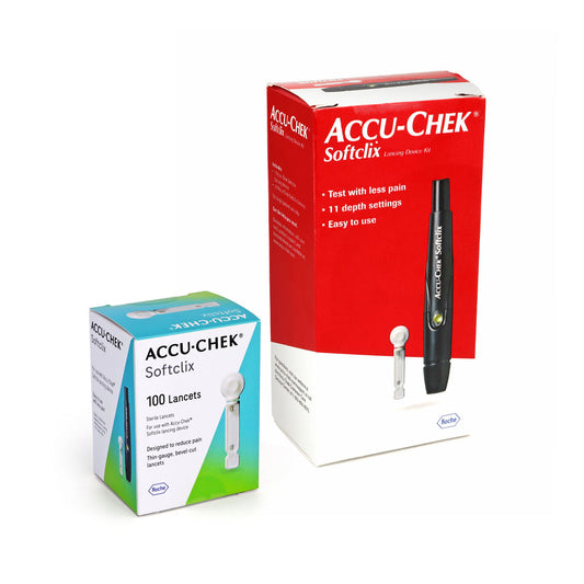 Accu-Chek SoftClix Lancing Bundle (Lancing Device and 100 Lancets)