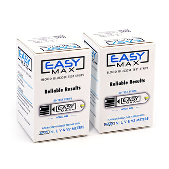 compare product EASYMAX Glucose Test Strips 100ct