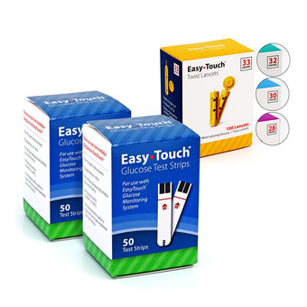 compare product EasyTouch Test Strips 100ct & 100 Lancets
