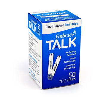 compare product Embrace Talk Glucose Test Strips 50ct