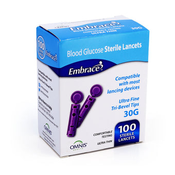 compare product Embrace Lancets 30G