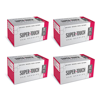 compare product Super Touch Pen Needles - 31G 8mm 100/BX - Pack of 4
