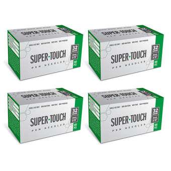 compare product Super Touch Pen Needles - 32G 4mm 100/BX - Pack of 4