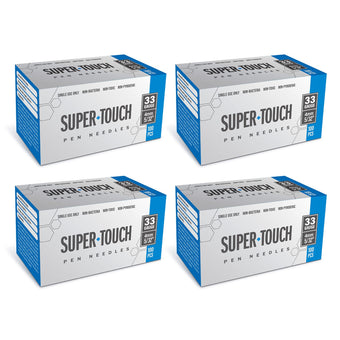 compare product Super Touch Pen Needles - 33G 4mm 100/BX - Pack of 4