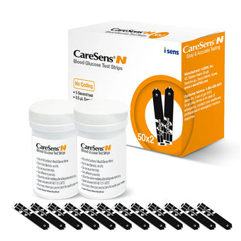 compare product CareSens N Test Strips 100ct