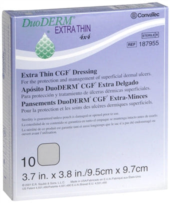 compare product ConvaTec 187955 - DuoDERM Extra Thin Dressing, 4
