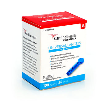 compare product Cardinal Health Essentials Universal Lancets 30G - 100ct