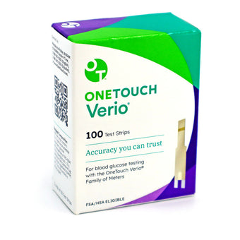 compare product One Touch Verio Test Strips 100ct