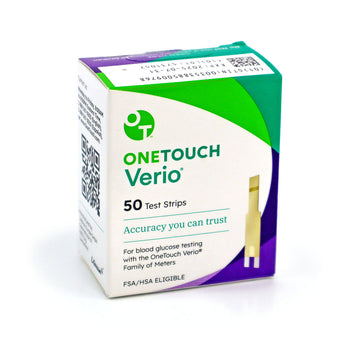 compare product One Touch Verio Test Strips 50ct