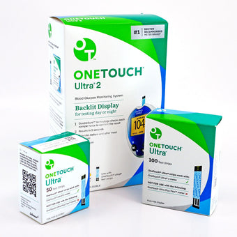 compare product OneTouch Ultra 2 Meter Combo (Meter & 150 Test Strips)