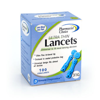 compare product Pharmacist Choice Twist Top Universal Lancets 31G