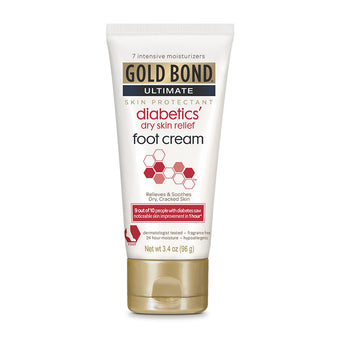 compare product Gold Bond Ultimate Diabetics’ Dry Skin Relief Foot Cream - 3.4 oz.