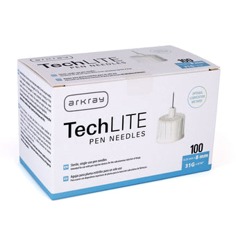 compare product Arkray Tech Lite Pen Needles - 8mm 31G 100/BX