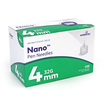 compare product Embecta Nano Ultra-Fine Pen Needles - 32G 4mm  (5/32