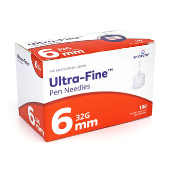 compare product Embecta Ultra-Fine  Pen Needles - 32G 6mm (1/4