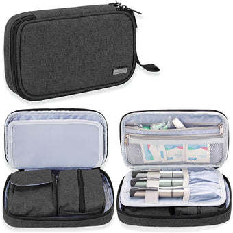 compare product Luxja Diabetic Supplies Travel Case