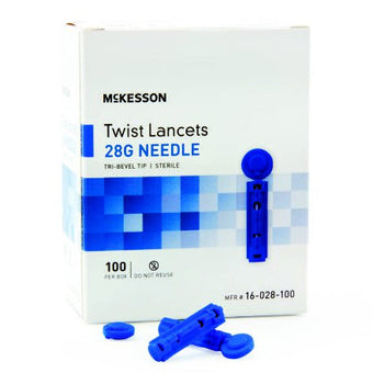 compare product McKesson Twist Top Lancets
