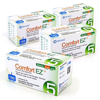 compare product Clever Choice Comfort EZ Insulin Pen Needles - 31G 5mm 100/bx - Pack of 4