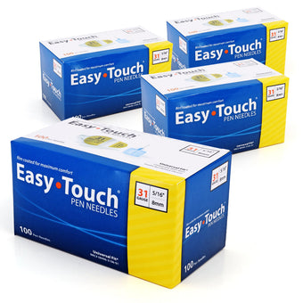 compare product EasyTouch Pen Needles - 31G 8mm - 100/bx - Pack of 4
