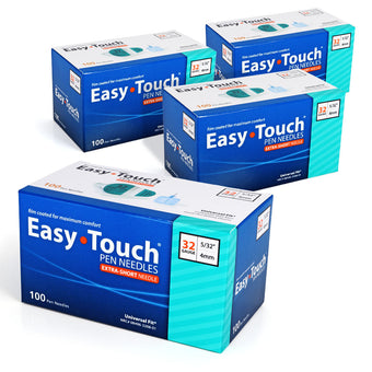 compare product EasyTouch Pen Needles - 32G 4mm 100/bx - Pack of 4