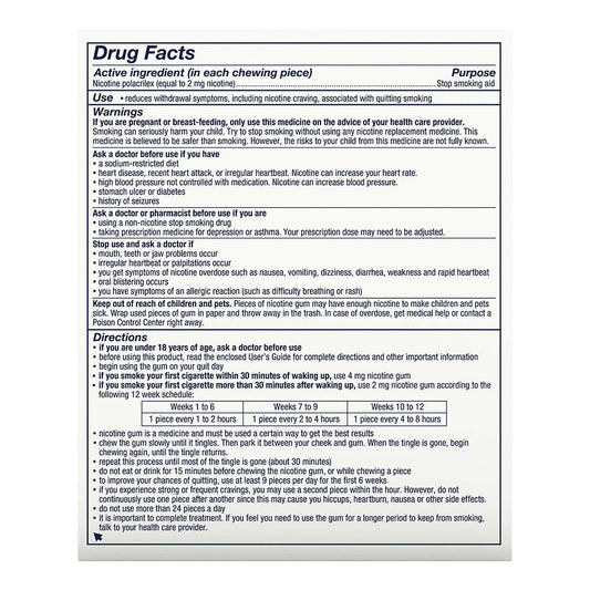 Nicorette Gum - 2mg - Mint