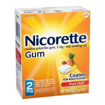 compare product Nicorette Gum - 2mg - Fruit Chill