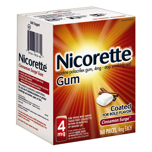 Nicorette Gum - 4mg - Cinnamon Surge