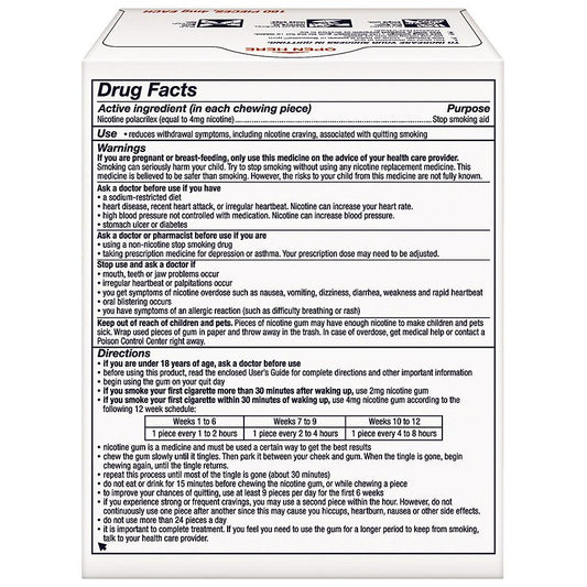Nicorette Gum - 4mg - Mint