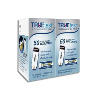 compare product TRUEtest Glucose Test Strips 100ct