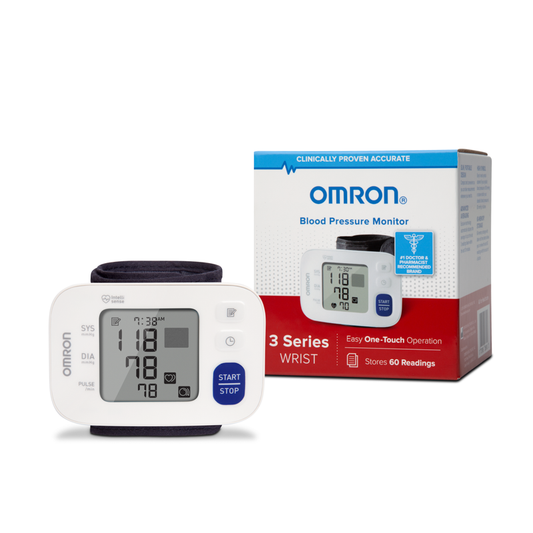 Omron 3 Series Wrist Blood Pressure Monitor BP6100