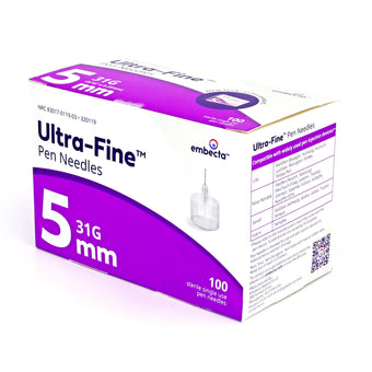 compare product Embecta Ultra-Fine Pen Needles - 31G 5mm 100/BX