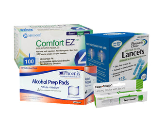 compare product Pen Needles Kit (Pen Needles, Lancets, Lancing Device, Alcohol Pads)