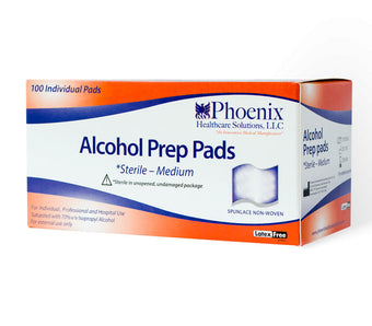 compare product Phoenix Healthcare Alcohol Prep Pads 100ct