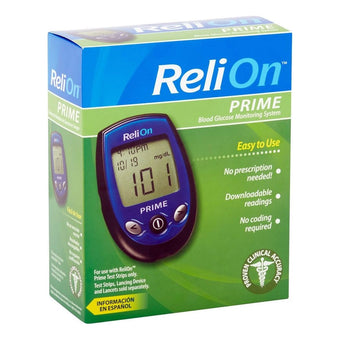 compare product ReliOn Prime Blood Glucose Meter
