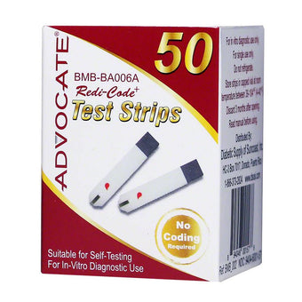 compare product Advocate Redi-Code Plus Glucose Test Strips 50ct