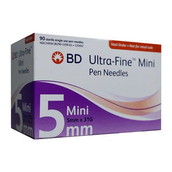 compare product BD Ultra-Fine Mini Pen Needles - 31G 5mm 90/BX