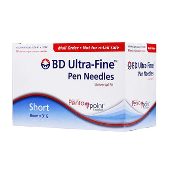 compare product BD Ultra-Fine Short Pen Needles - 31G 8mm 90/BX