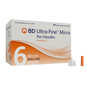 compare product BD Ultra-Fine Micro Pen Needles - 32G 6mm 100/BX