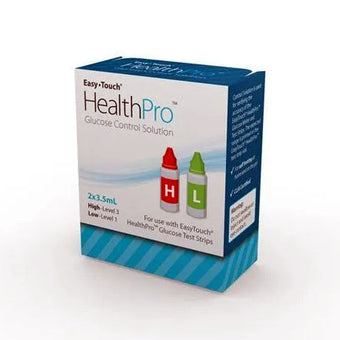 compare product EasyTouch HealthPro Glucose Control Solution - High and Low