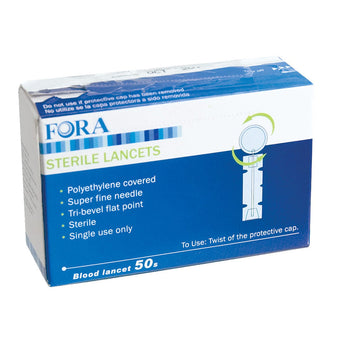 compare product FORA Sterile Lancets 30G