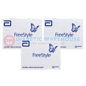 compare product FreeStyle Log Book - 3 Pack
