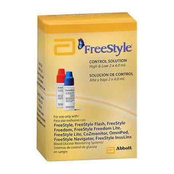 compare product FreeStyle Control Solution - High & Low